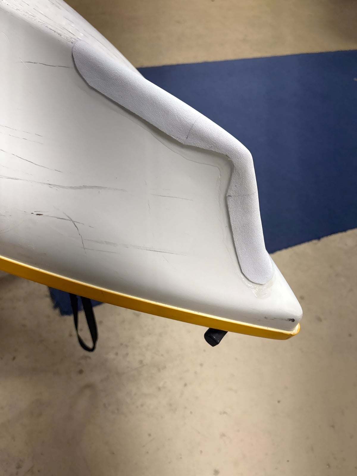 Did a big keel repair and added keel guard. To keep from happening … (2)