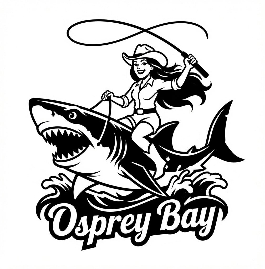 Osprey Bay Shark-Wrangler Decal