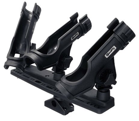 Scotty Triple Rod Holder w/ 3 Rod Hold