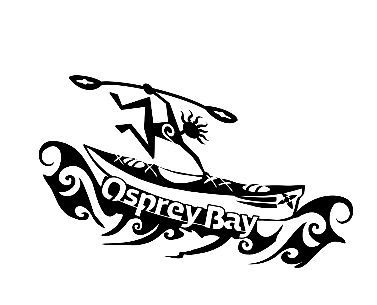Osprey Bay Kokapelli Kayak Decal