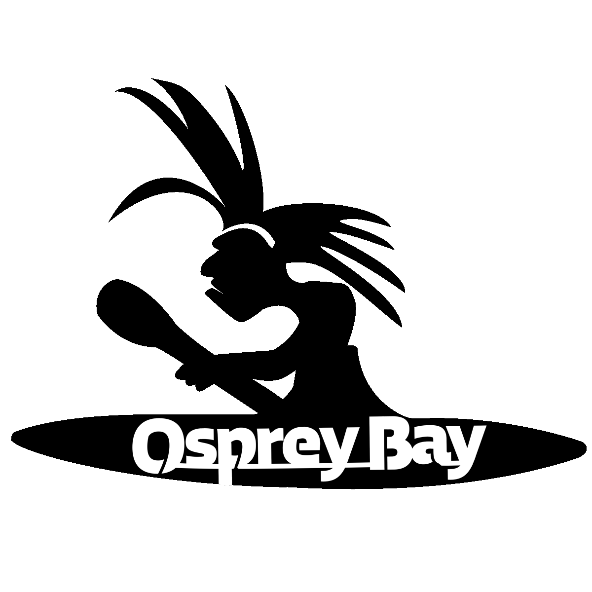 Osprey Bay Tribal Kayaker Decal