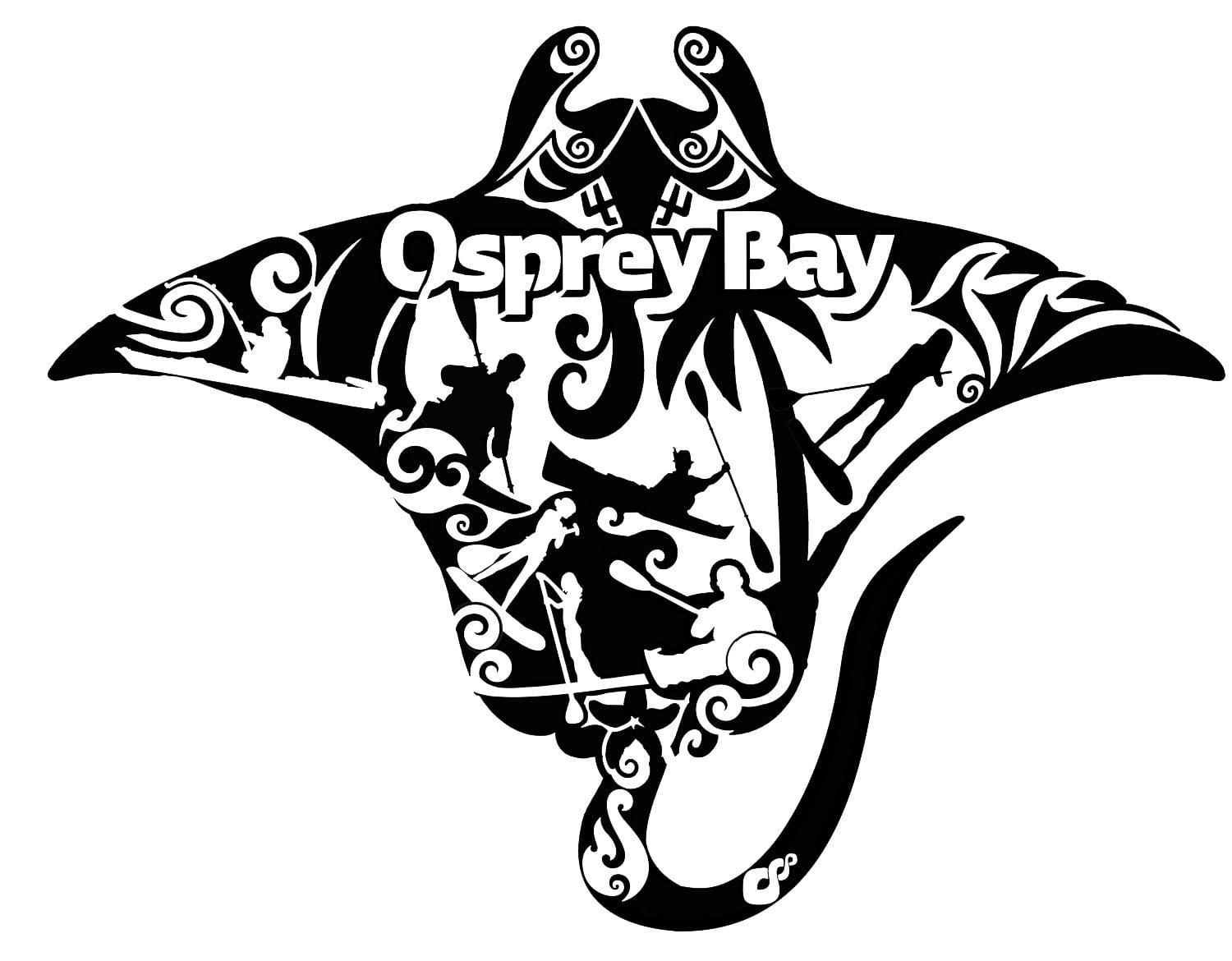 Osprey Bay Manta Ray Art Decal