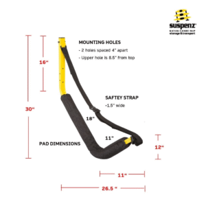 Big EZ Rack – Heavy-Duty Large Kayak Storage