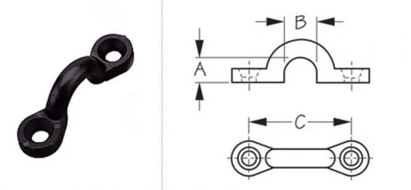 Eye Strap Loop / Pad Eye - Image 2