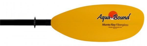 Aqua bound manta ray fiberglass kayak paddle