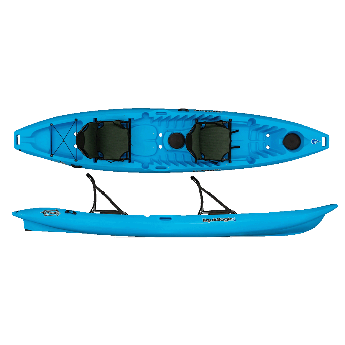 Liquid Logic Stingray Angler Tandem Kayak 2 Liquid Logic Stingray Angler Tandem Kayak liquid logic Stingray 13.5 shark blue