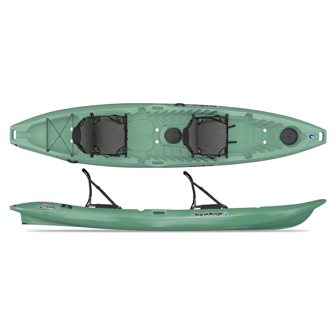 Liquid Logic Stingray Angler Tandem Kayak 4 Liquid Logic Stingray Angler Tandem Kayak liquid logic Stingray 13.5 Sage