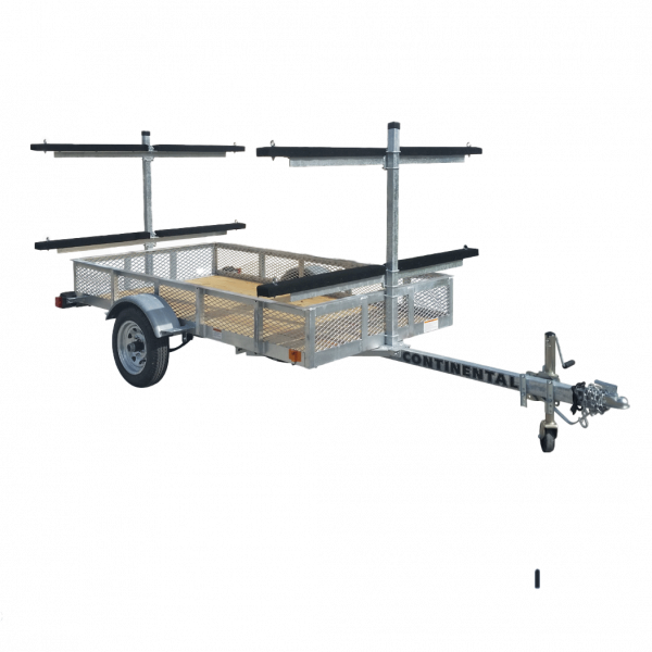 Continental KT4815 4 place Kayak Trailer with basket