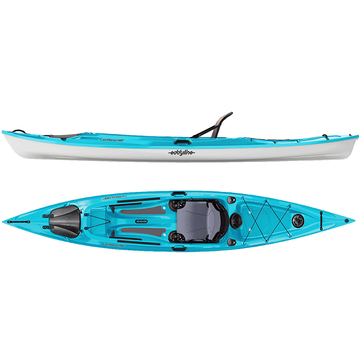 Eddyline Caribbean 140FS Kayak 3 Eddyline Caribbean 140FS Kayak Eddyline Caribbean 140FS teal