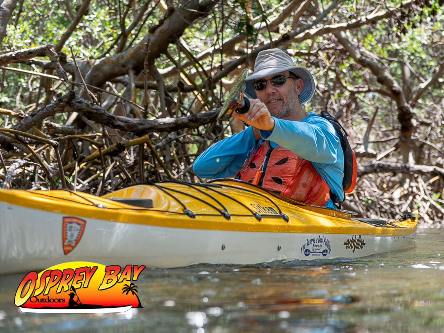 Micheal on a delightful Weedon Island Paddling Trip May 2023