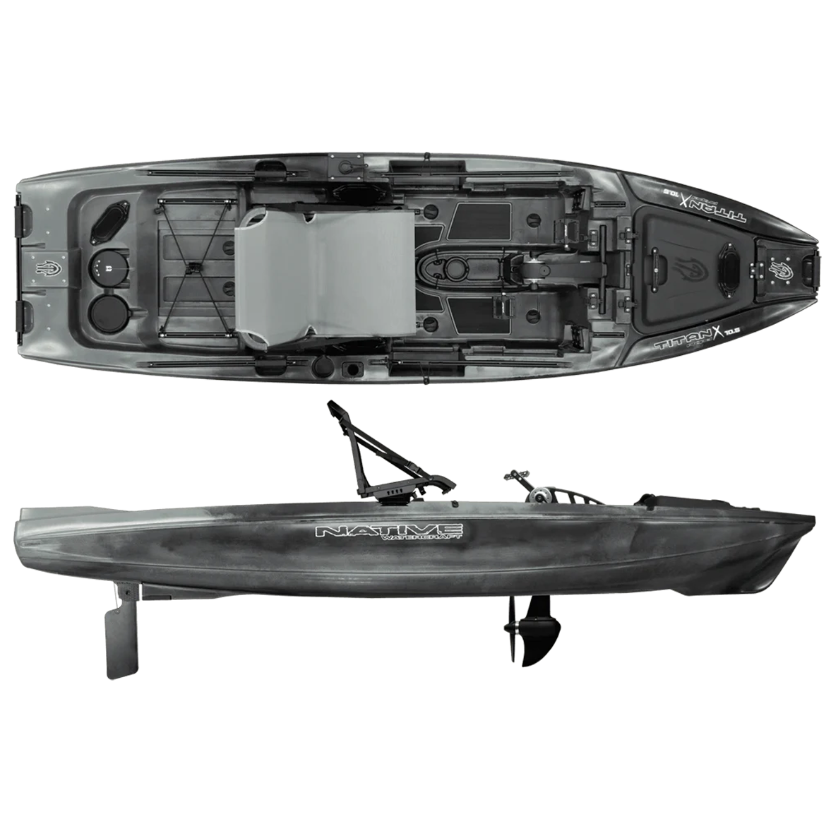 Titan X Propel 10.5 10 Titan X Propel 10.5 Native Watercraft Titan X Propel 10.5: The Ultimate Swivel Seat Fishing Machine