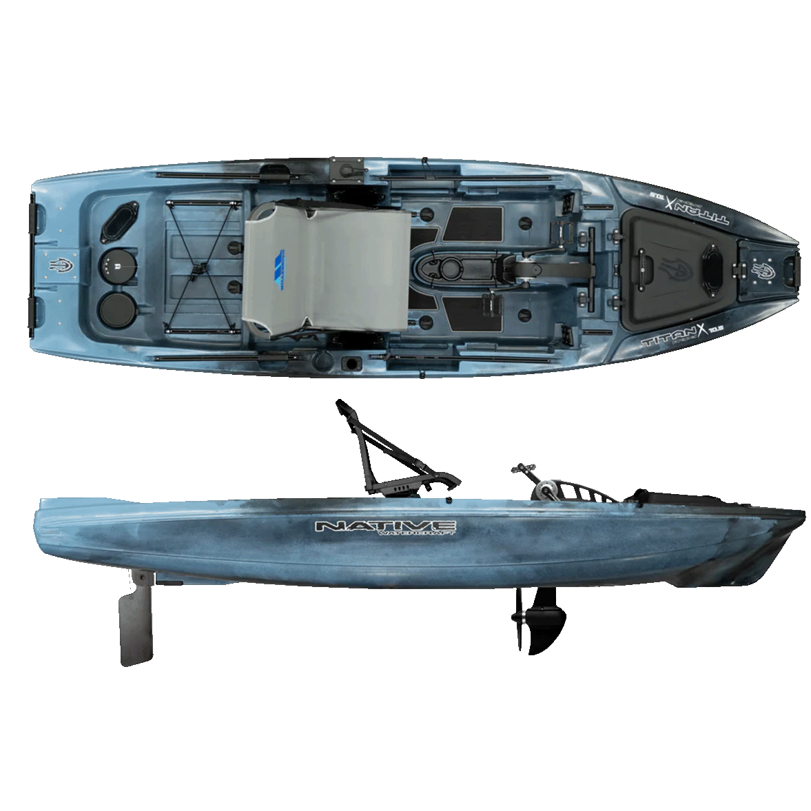 Titan X Propel 10.5 8 Titan X Propel 10.5 Native Watercraft Titan X Propel 10.5: The Ultimate Swivel Seat Fishing Machine wave strike