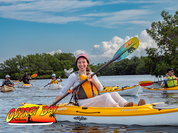 Home 2 Home Seminole Waterfront Park. Happy Paddler