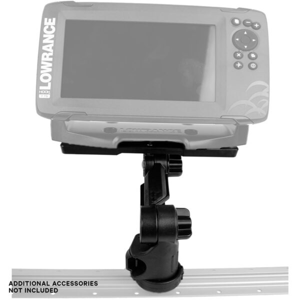 Rectangular Fish Finder Mount with Track mounted LocknLoad Mounting System - Image 2