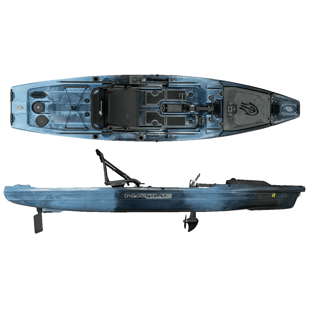Hammer 1210 Kayak 1 Hammer 1210 Kayak Native Watercraft Hammer 1210 Propel: The Ultimate Dual-Propulsion Fishing Kayak wave strike