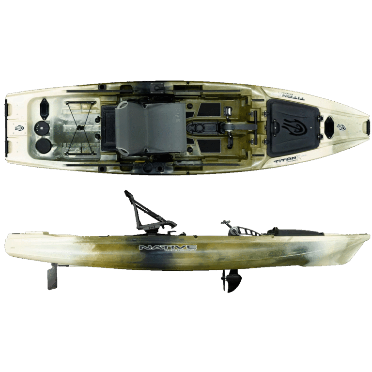 Native Watercraft Titan X Propel 12.5: The Ultimate High-Capacity Pedal Fishing Platform hidden oak